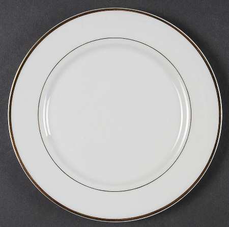 Anniversary Golden Salad Plate