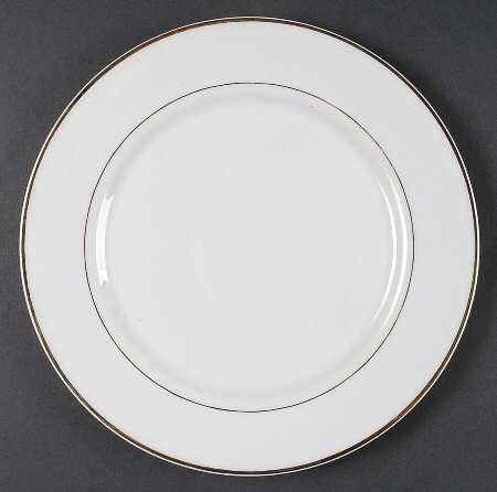Anniversary Golden Dinner Plate