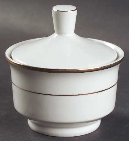 Anniversary Golden Sugar Bowl & Lid