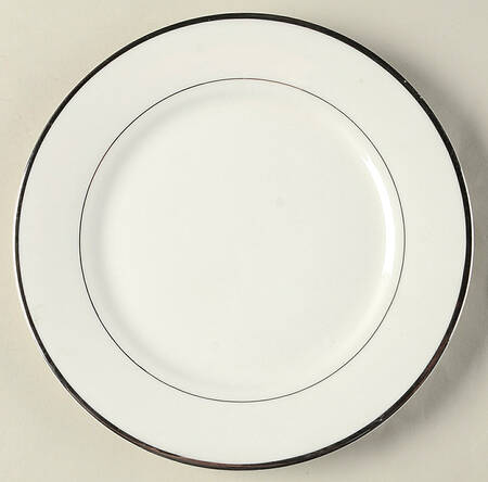 Anniversary Platinum Salad Plate