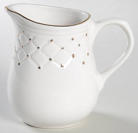 Golden Quilt Creamer