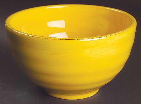 Sangria Shades Saffron (Yellow) Soup/Cereal Bowl