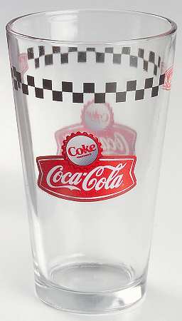 Coca Cola Town Square 16 Oz Glassware Tumbler