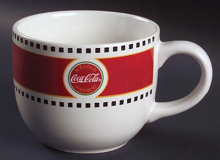 Coca Cola Banner Latte Mug