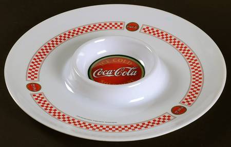 Coca Cola Pop Shop 1 Piece Melamine Chip & Dip