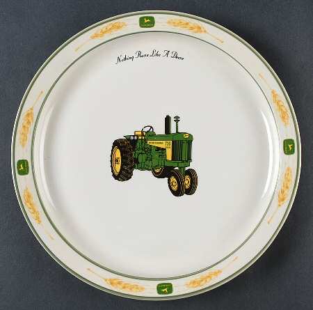 John Deere Amber Waves (Rim) Dinner Plate