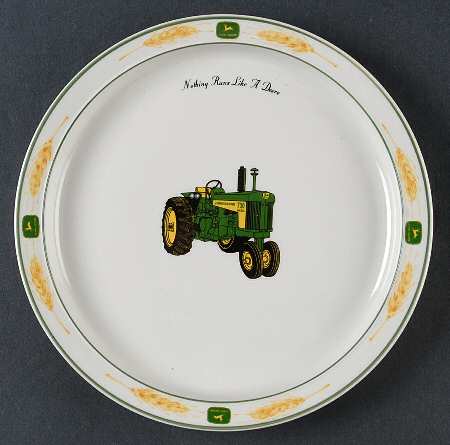 John Deere Amber Waves (Rim) Salad/Dessert Plate by Gibson Designs