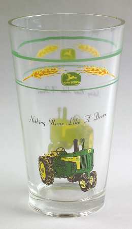 John Deere Amber Fields (Coupe) 14 Oz Glassware Tumbler