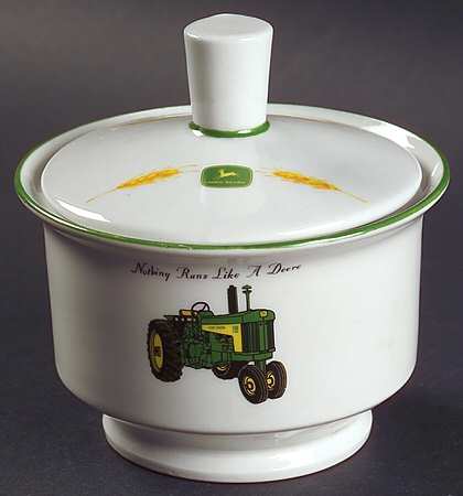 John Deere Amber Fields (Coupe) Sugar Bowl & Lid