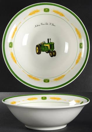John Deere Amber Fields (Coupe) 9" Round Vegetable Bowl