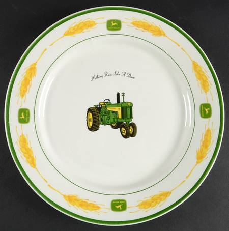 John Deere Amber Fields (Coupe) 12" Chop Plate (Round Platter)