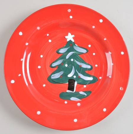 Christmas Frolic Salad Plate