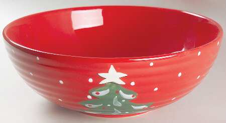 Christmas Frolic 12" Round Serving Bowl