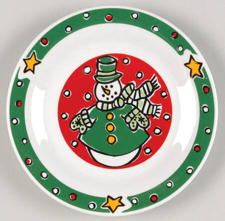 Christmas Treasures Salad Plate