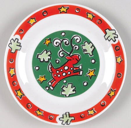 Christmas Treasures Salad Plate