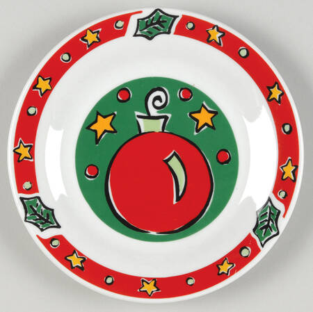 Christmas Treasures Salad Plate