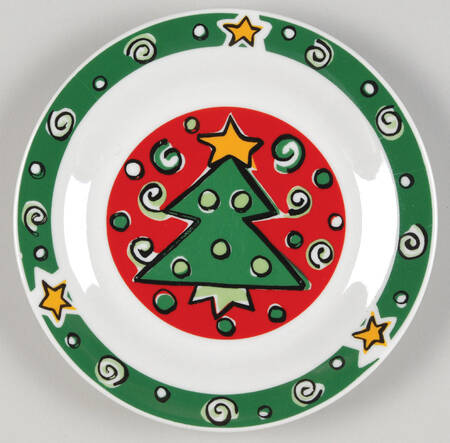 Christmas Treasures Salad Plate