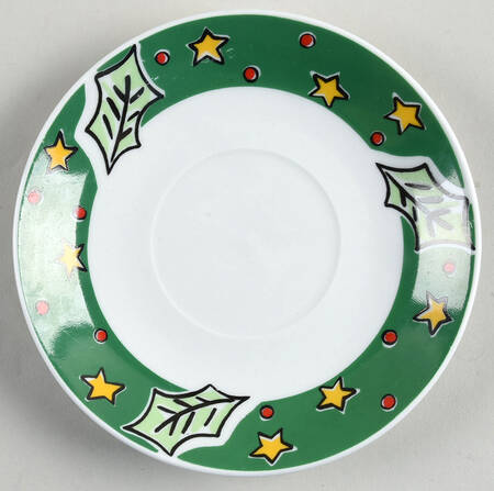 Christmas Treasures Saucer for Flat Cup