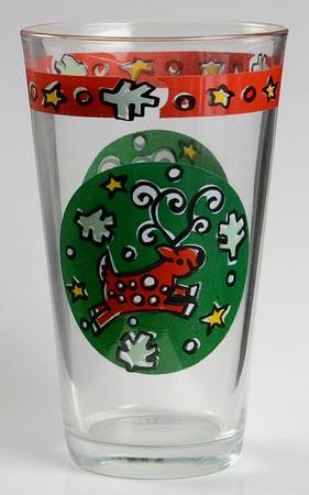 Christmas Treasures 14 Oz Glassware Tumbler