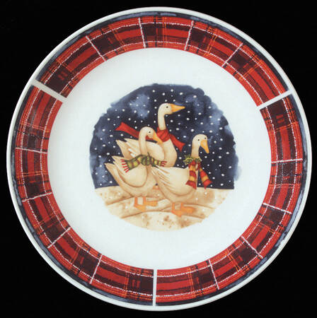 Snow Geese (Plaid Rim) by Gibson Designs