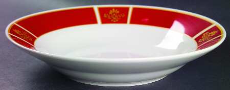 Christmas Rouge Soup/Cereal Bowl