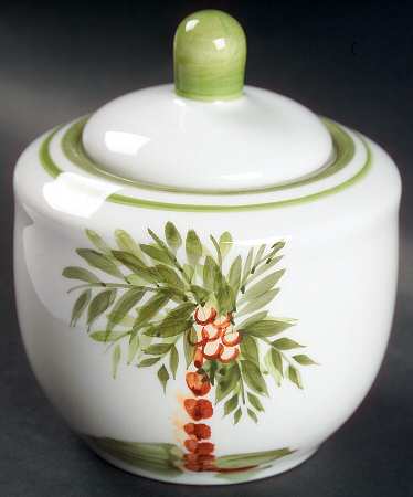 Palm Court Sugar Bowl & Lid