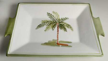 Palm Court 18" Handled Tray