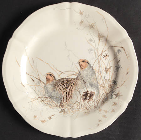 Sologne Dessert/Pie Plate by Faiencerie De Gien