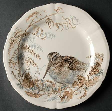 Sologne Dessert/Pie Plate by Faiencerie De Gien
