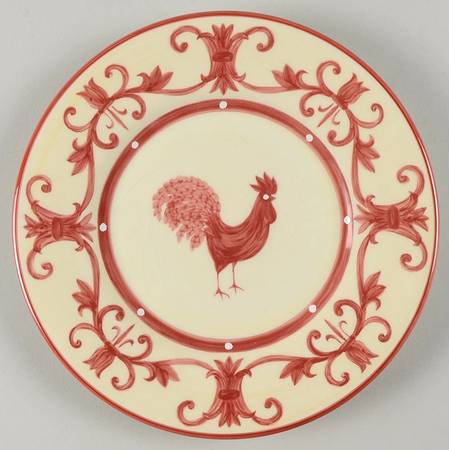 Rooster Salad Plate