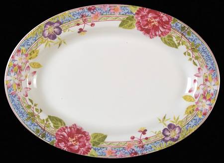Millefleurs 14" Oval Serving Platter