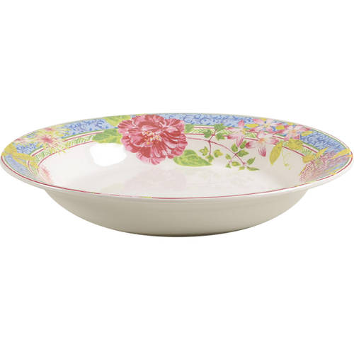 Millefleurs Large Rim Soup Bowl
