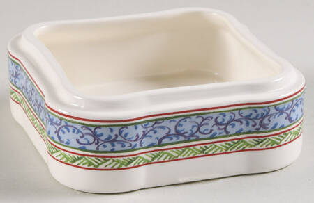 Millefleurs Square Candy Dish, No Lid