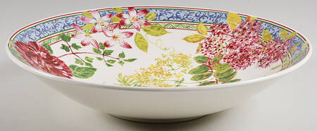 Millefleurs 10" Individual Pasta Bowl