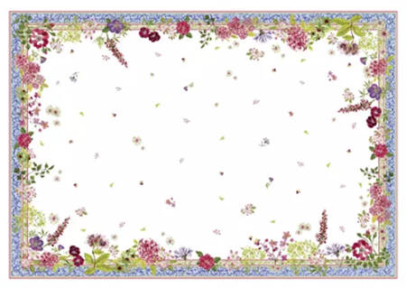 Millefleurs 66" X 98" Rectangular Tablecloth