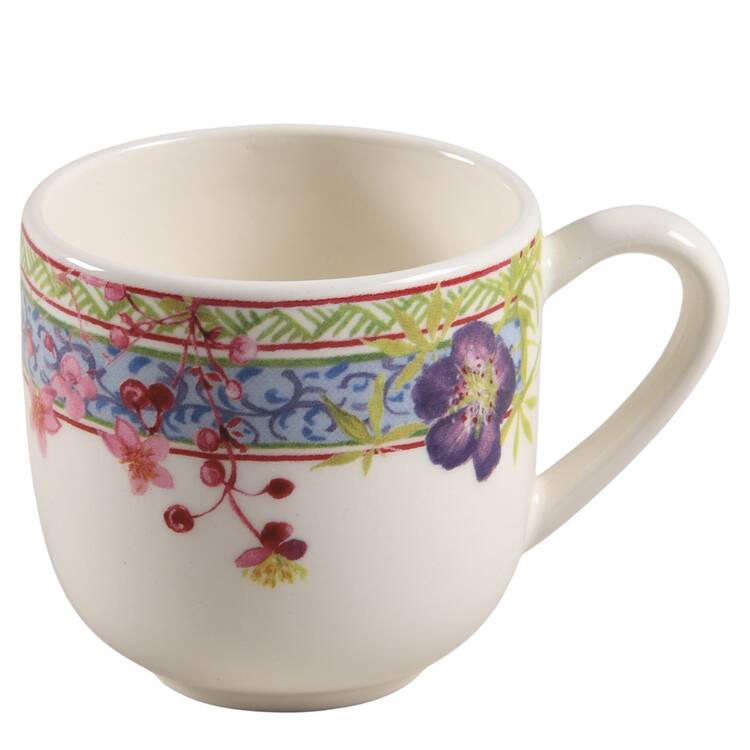 Millefleurs Flat Demitasse Cup