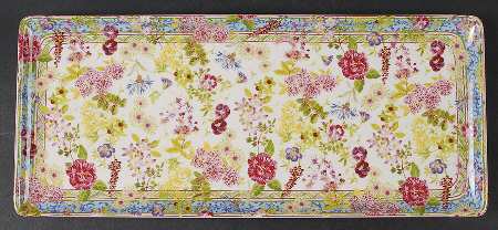 Millefleurs 14" Rectangular Tray