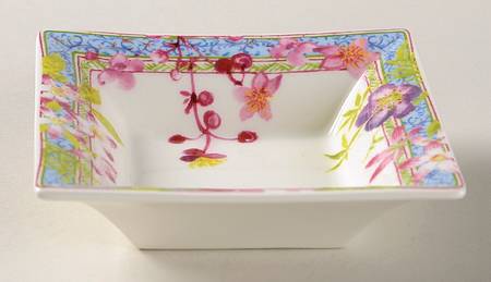 Millefleurs Candy Dish-Square 3"