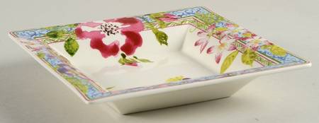 Millefleurs Candy Dish-Square 6"