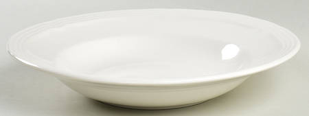 Le Claire White Large Rim Soup Bowl