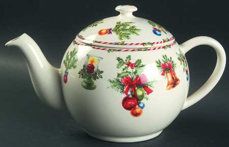 Joyeux Noel Teapot & Lid