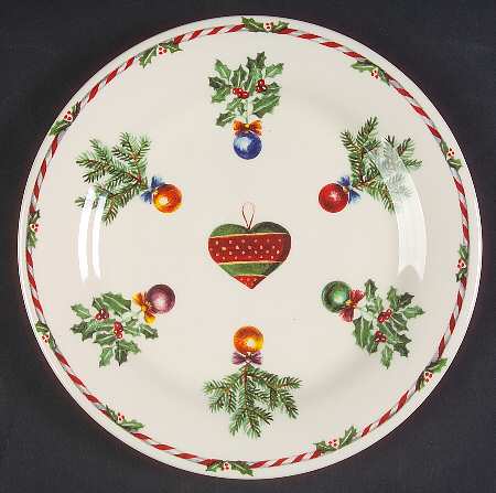 Joyeux Noel Bread & Butter Plate
