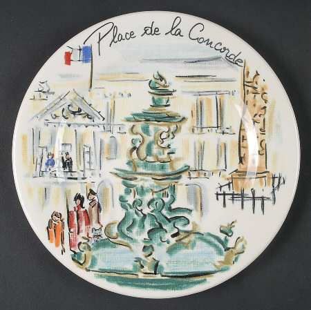 Joli Paris Salad/Dessert Plate