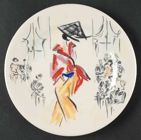 Joli Paris Salad/Dessert Plate