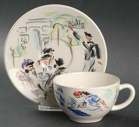 Joli Paris Flat Cup & Saucer Set