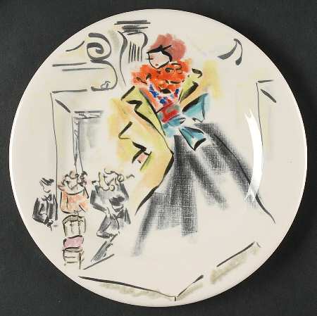 Joli Paris Salad/Dessert Plate