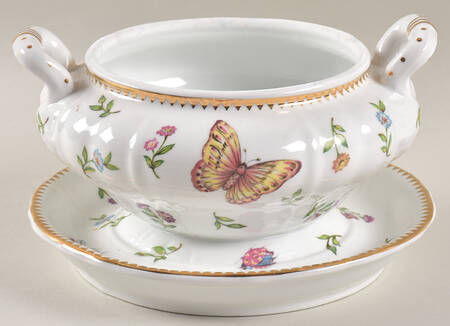 Primavera Sauce Boat with Attached Underplate No Lid