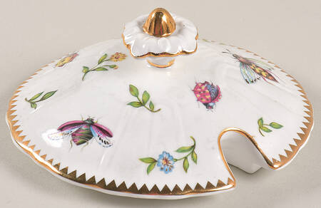 Primavera Lid for Sauce Boat with Attached Underplate