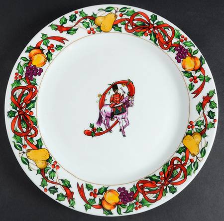 Twelve Days of Christmas Dinner Plate