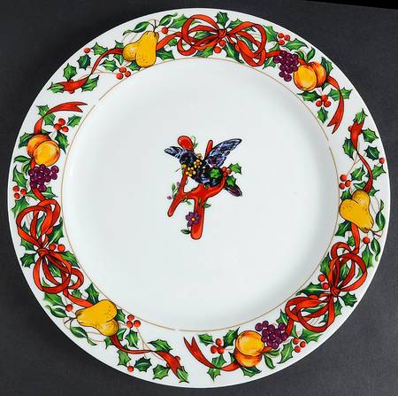 Twelve Days of Christmas Dinner Plate